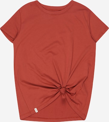 T-Shirt Abercrombie & Fitch en rouge : devant