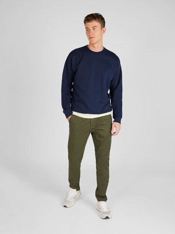 QS Sweatshirt in Blauw