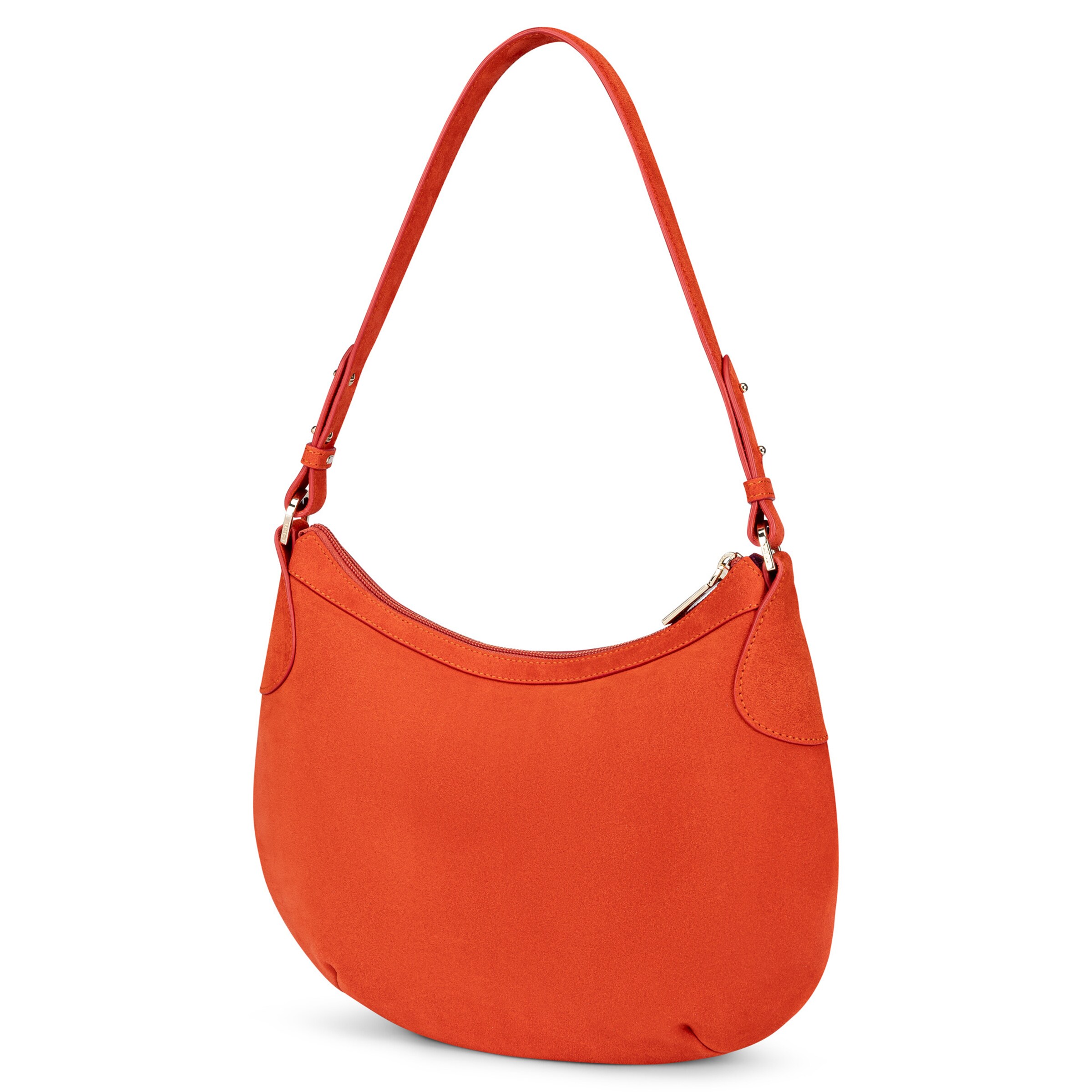Roeckl Schoudertas 'LIBERTY SCHULTERTASCHE NUBUK SMALL' in Oranje