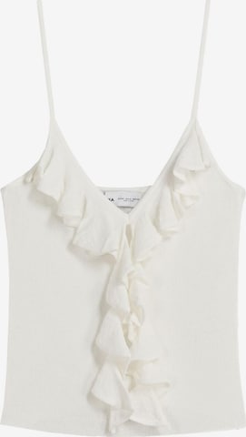 Bershka Neuletoppi värissä beige: etupuoli