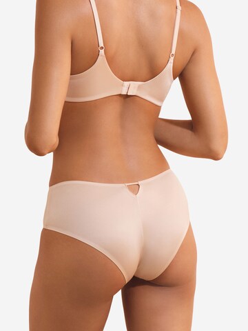 ETAM Shorty aus satinierter Mikrofaser 'Pure Glow' in Beige