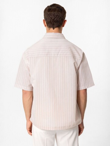 Antioch Comfort fit Button Up Shirt 'Fernando' in Beige