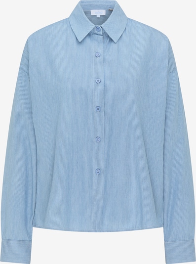usha BLUE LABEL Bluse in hellblau / weiß, Produktansicht