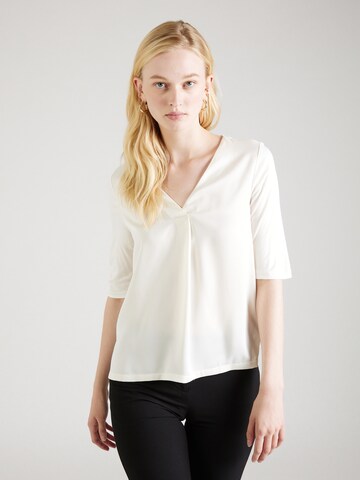 Camicia da donna di s.Oliver BLACK LABEL in bianco: frontale