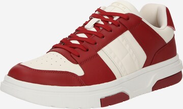 Sneaker low 'JOHNNY 1A' de la Tommy Jeans pe roșu: față