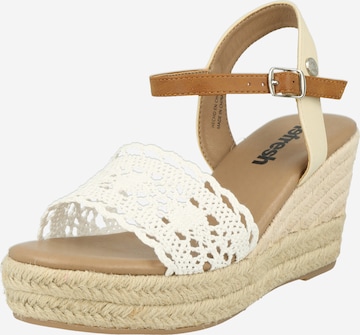 Refresh Sandals in White: front