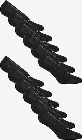 FILA Ankle Socks in Black: front
