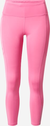UNDER ARMOUR Skinny Sporthose 'Fly Fast 3.0' in Pink: predná strana