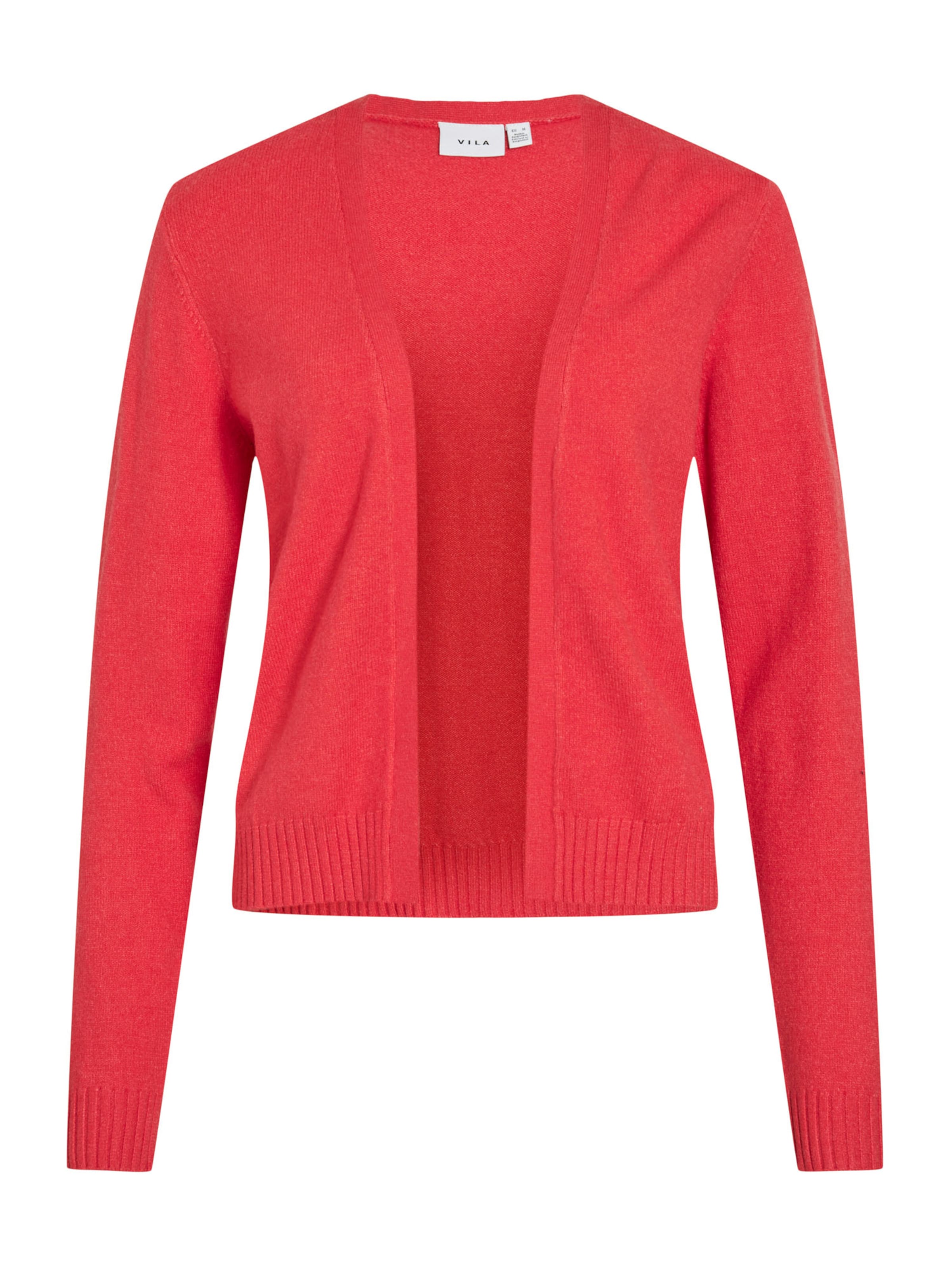 VILA Knit cardigan 'VIRIL' in Red: front