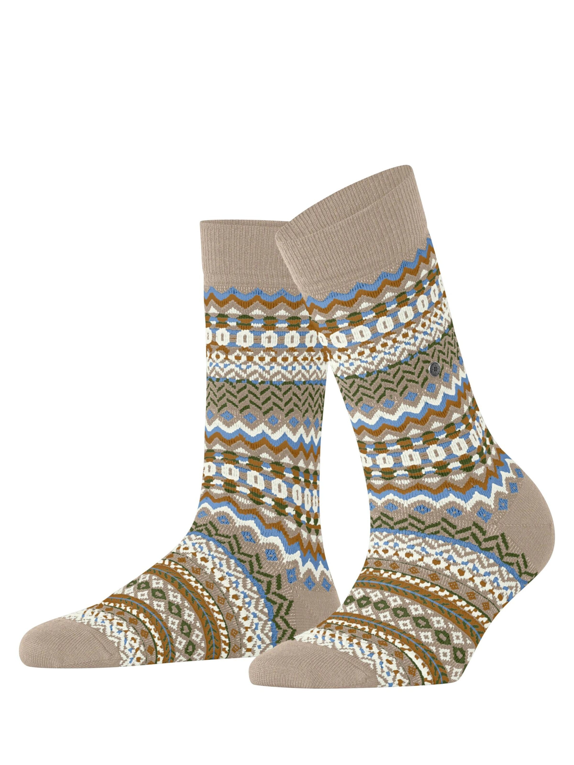 BURLINGTON Socken 'Fair Isle'‌‌‌‌‌ in Braun: Vorderseite