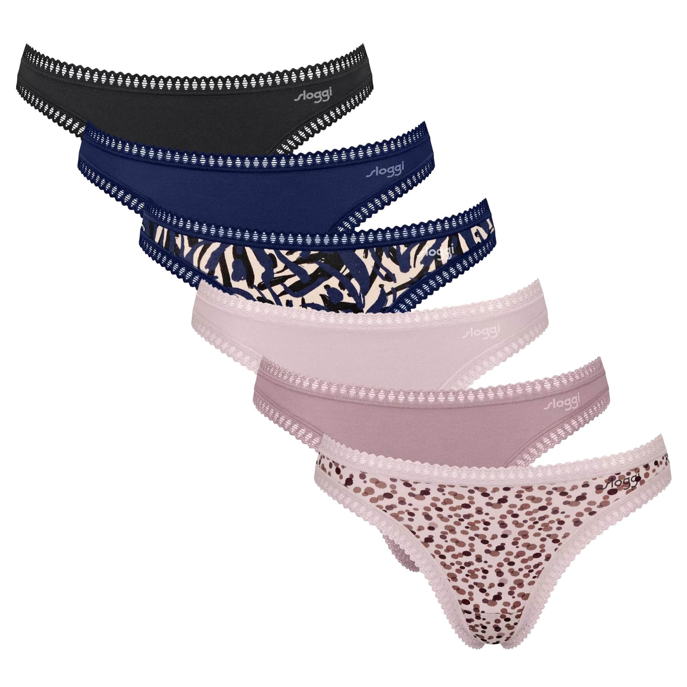 String di SLOGGI in blu: frontale