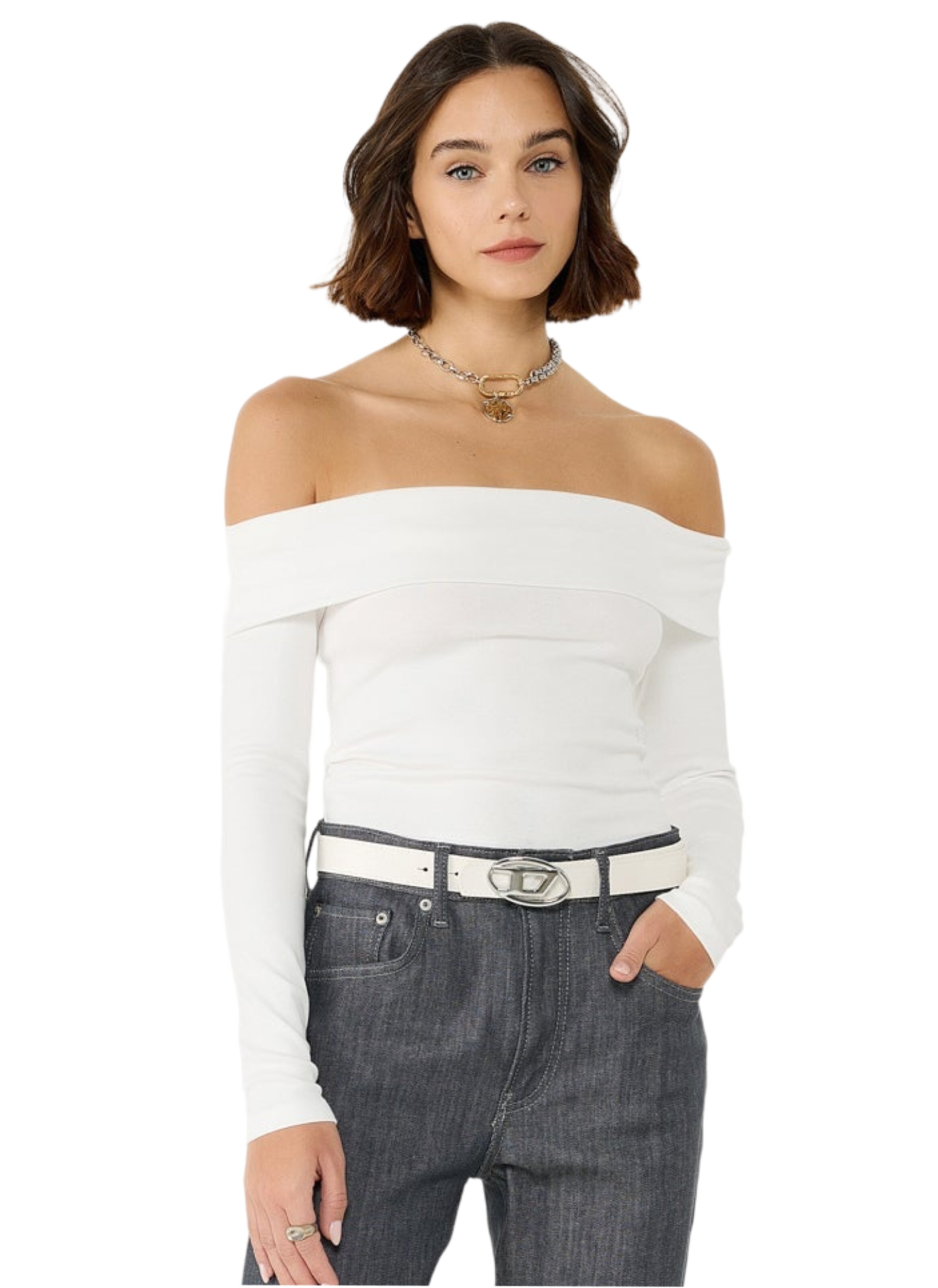 No Matter What Pullover in Weiß: Vorderseite