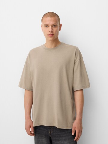 Bershka Shirt in Beige: front