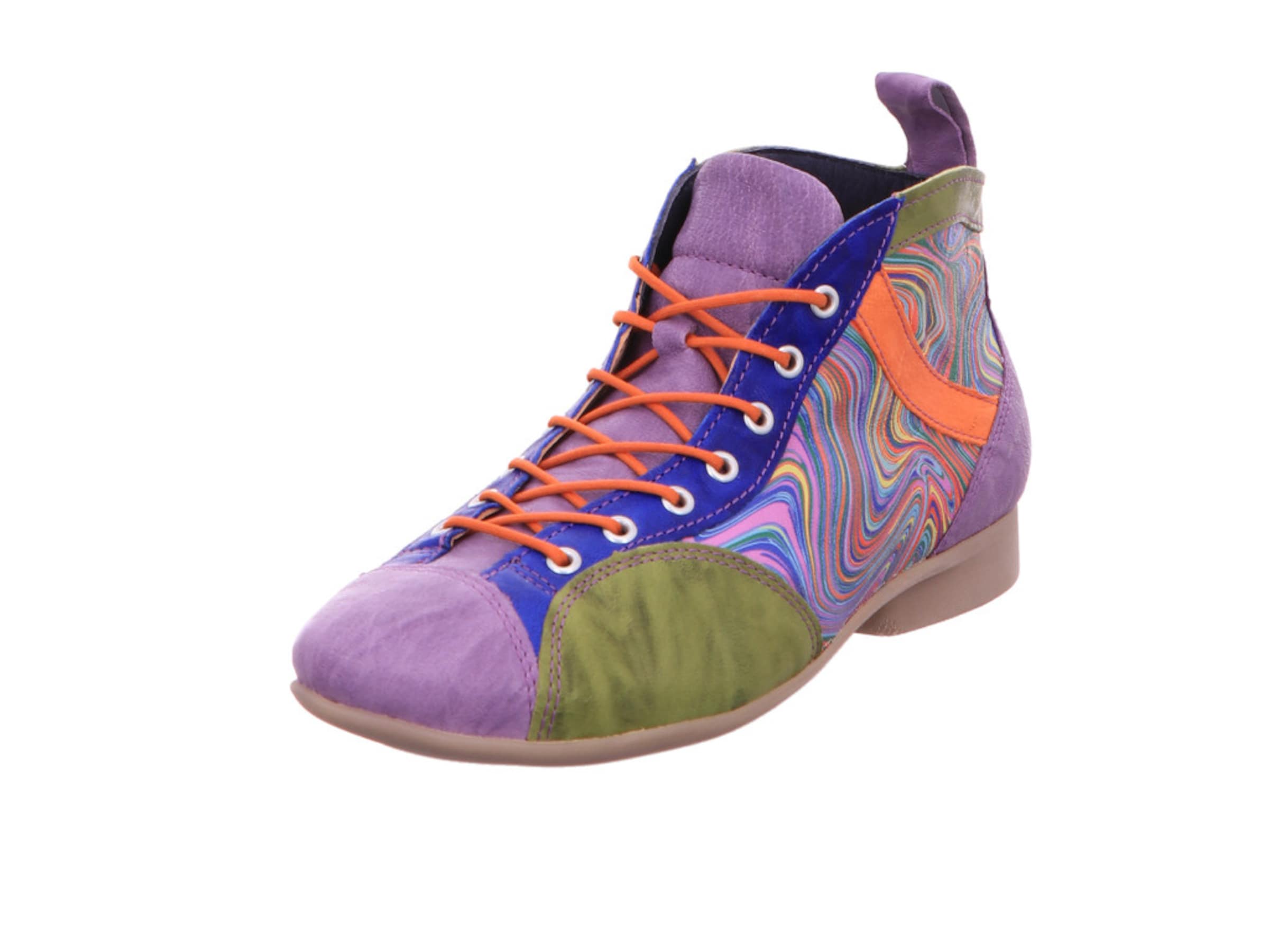THINK! Booties in Purple: front