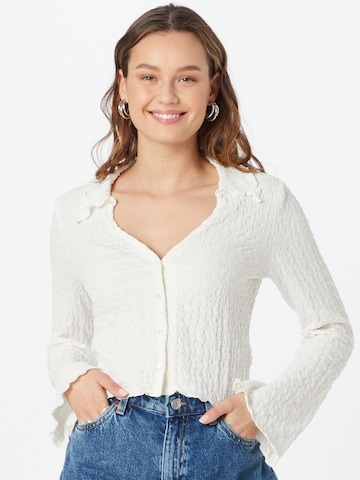 Monki Blouse in White: front