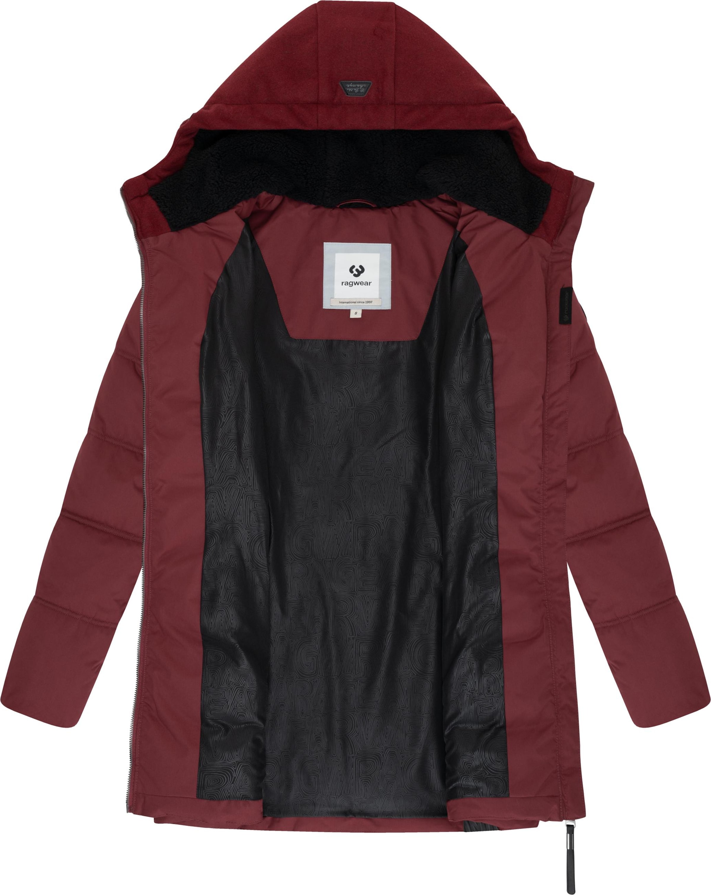 Manteau d’hiver 'Ashani' Ragwear en rouge