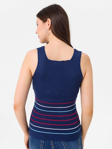 Top in maglia di Dandalo in blu