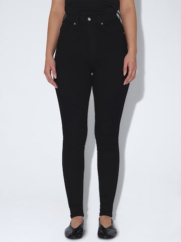 Dr. Denim - Skinny Jeggings 'Solitaire' en negro: frente