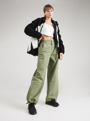 Jordan Wide leg Cargo trousers in Green