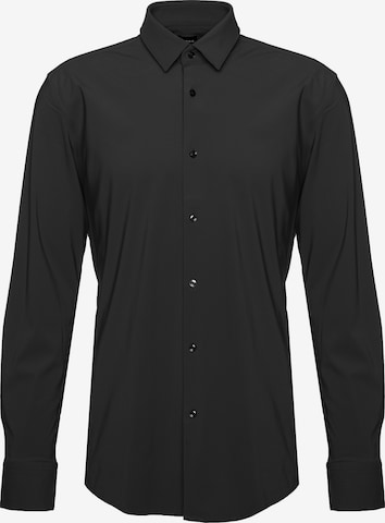 BOSS Hemd 'P-Hank-S-K-261' in Schwarz: Vorderseite