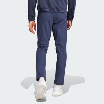 ADIDAS PERFORMANCE Slim fit Workout Pants in Blue