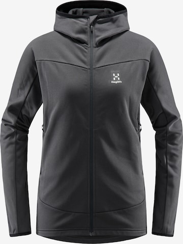 Haglöfs Athletic Fleece Jacket 'Frost' in Grey: front