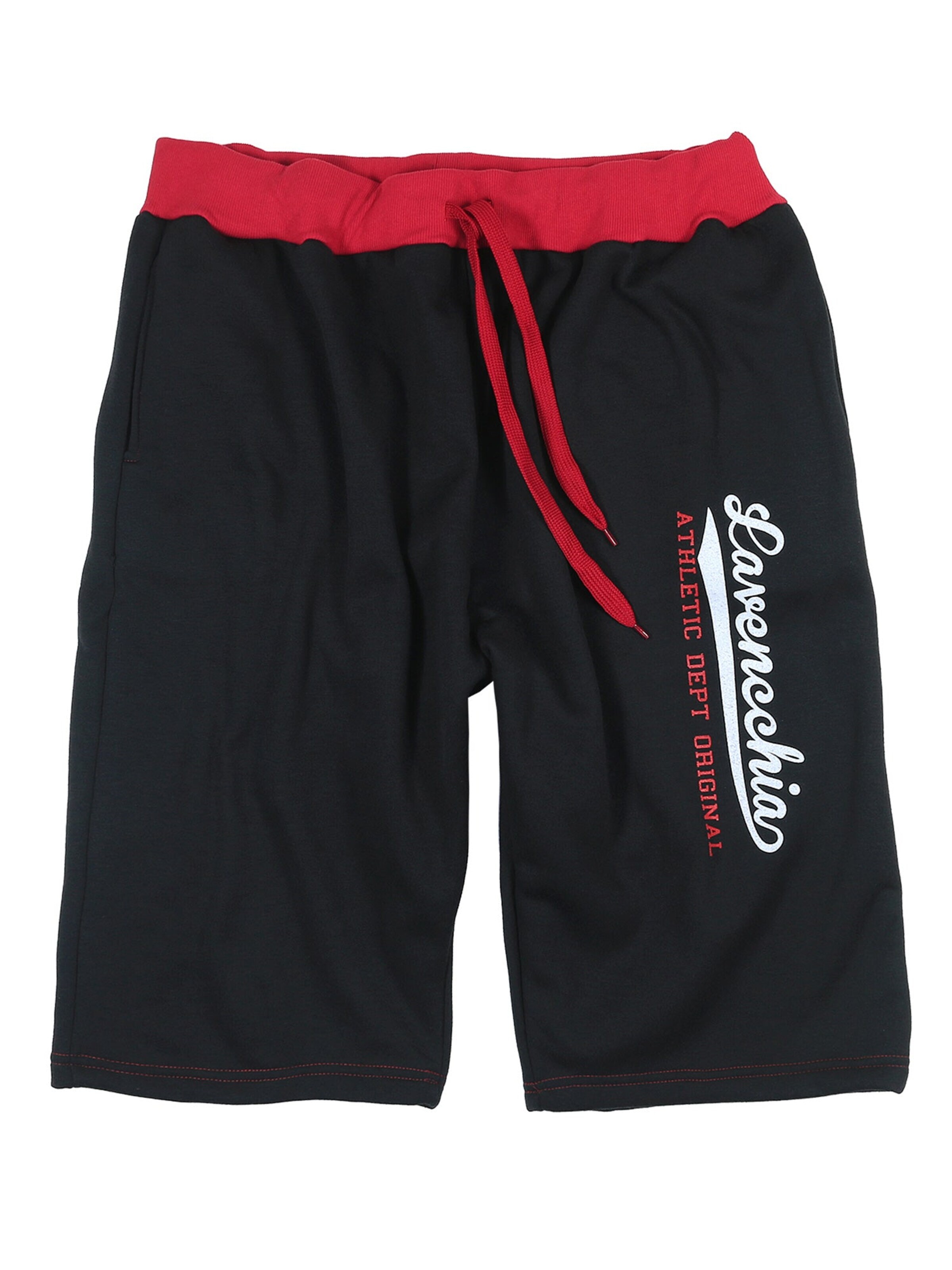 Lavecchia - Loosefit Pantalón deportivo 'LV-2017' en negro: frente