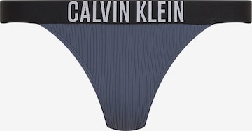 Bas de bikini Calvin Klein Swimwear en bleu : devant