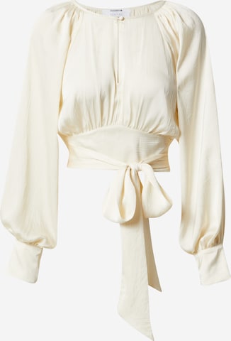 ABOUT YOU x Iconic by Tatiana Kucharova Blouse 'Allie' in Beige: voorkant