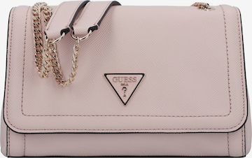 GUESS Skuldertaske 'Noelle' i pink: forside