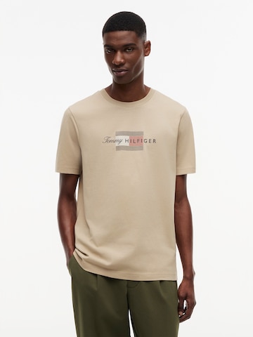 Maglietta di TOMMY HILFIGER in beige: frontale