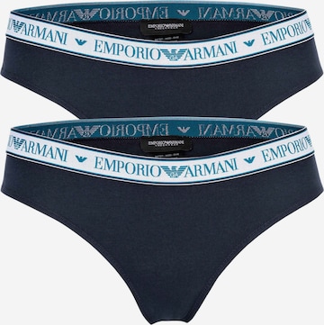 Slip Emporio Armani en bleu : devant