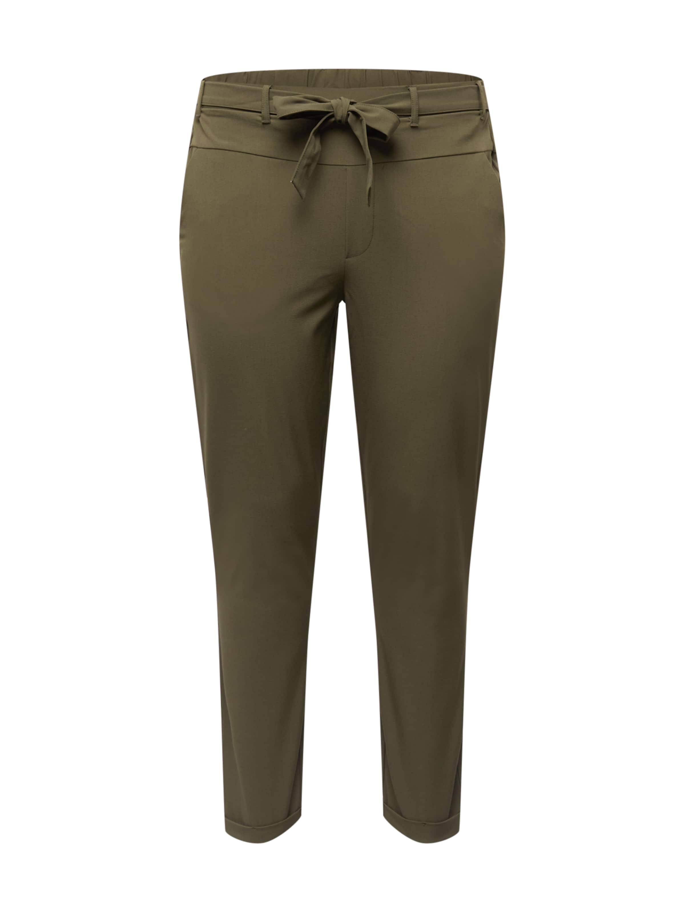 KAFFE CURVE - regular Pantalón 'KCjia' en verde: frente