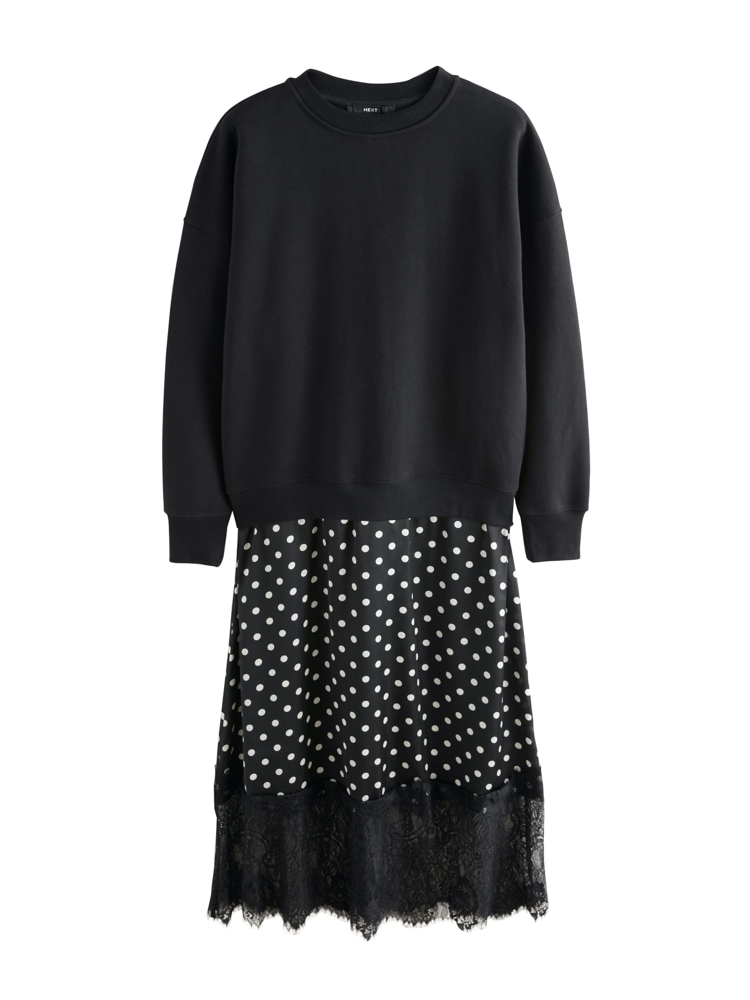 melns Next Kleita: no priekšpuses