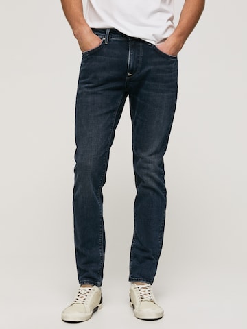 Pepe Jeans Slimfit Jeans 'Stanley' in Blauw: voorkant