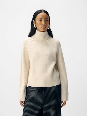 Pull-over OBJECT en blanc : devant