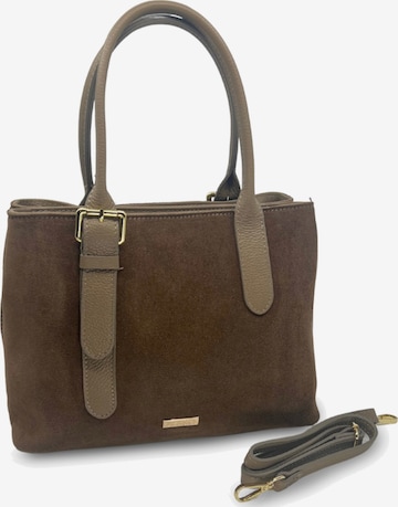 BESSO Handtas 'Praticita Elegante' in Bruin: voorkant