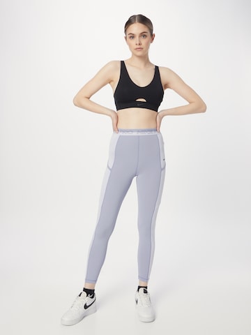 NIKE Skinny Sportbyxa i lila