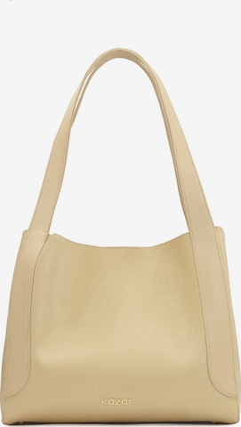 Kazar Handtasche in Beige: predná strana