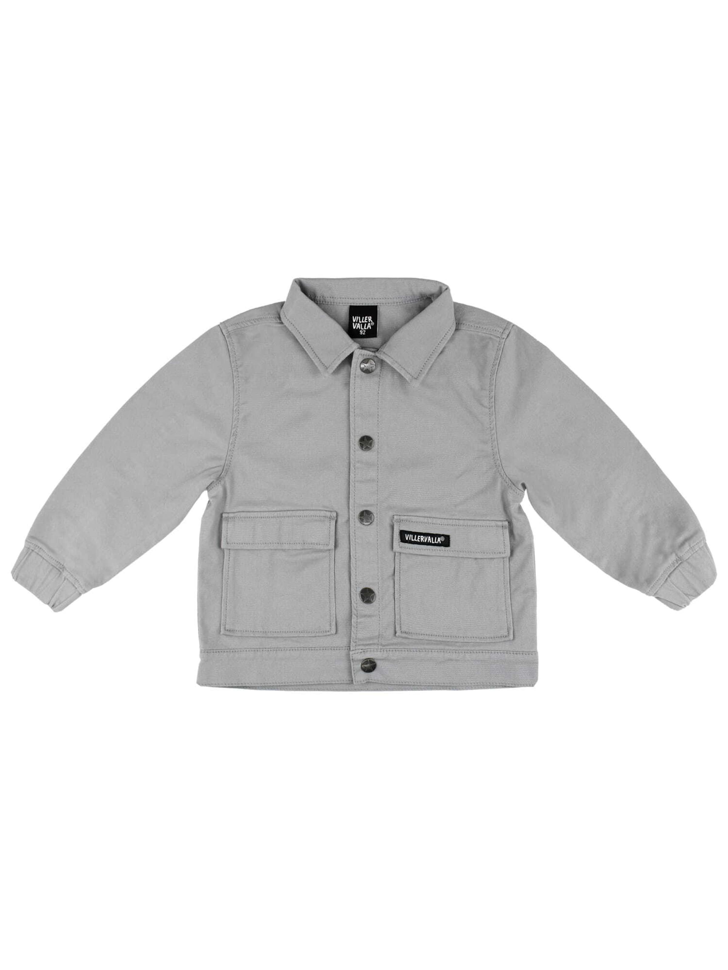 Villervalla Between-Season Jacket in Grey: front