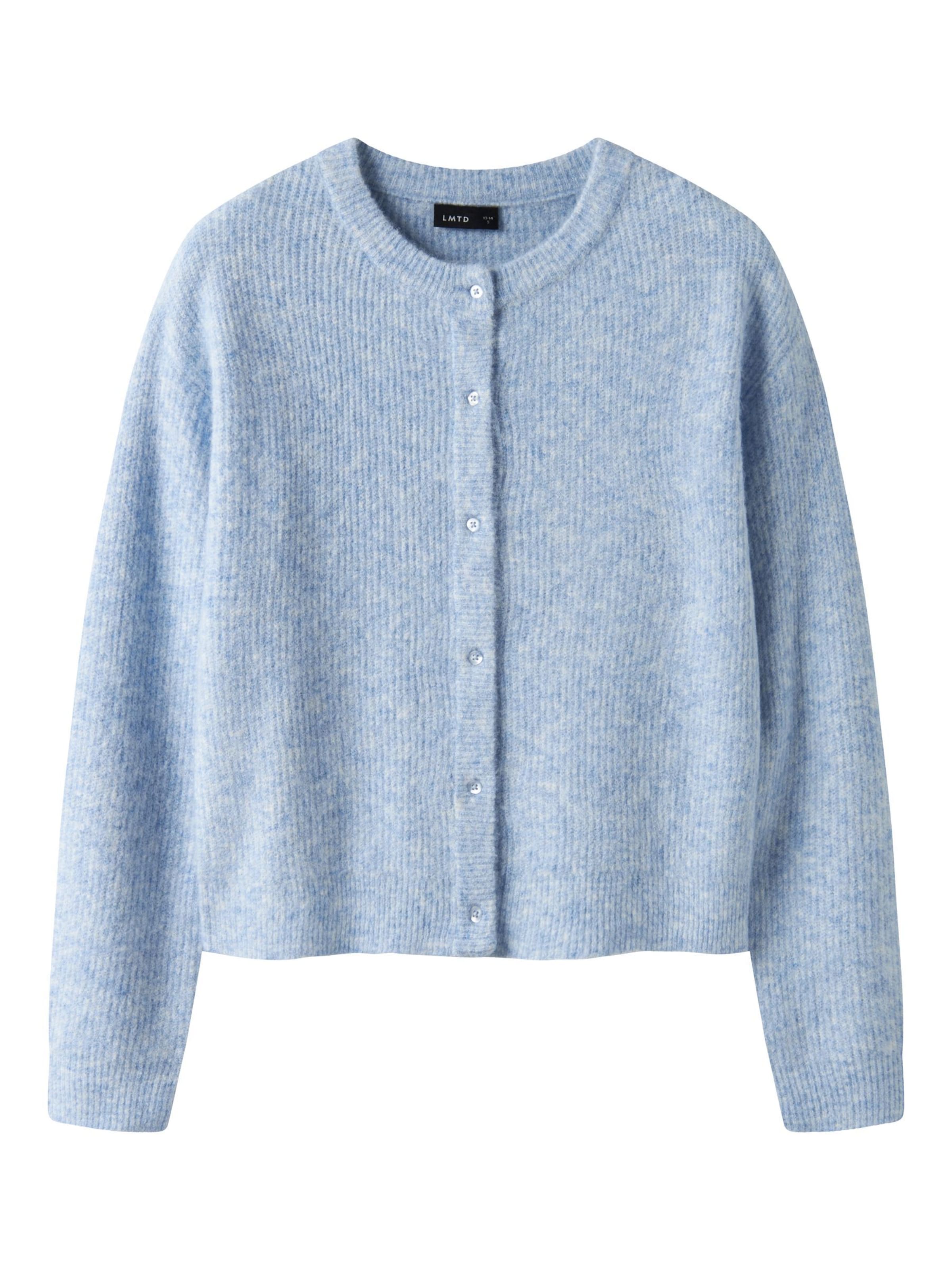 LMTD Neuletakki &#x27;NLFKLEAVE&#x27; värissä sininen: etupuoli