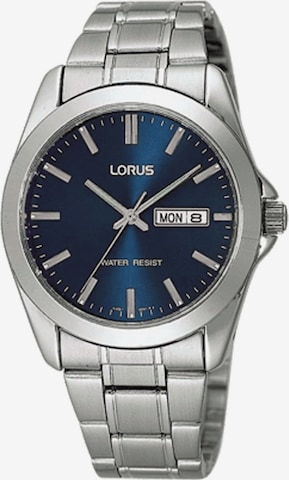 Montre à affichage analogique LORUS en argent : devant