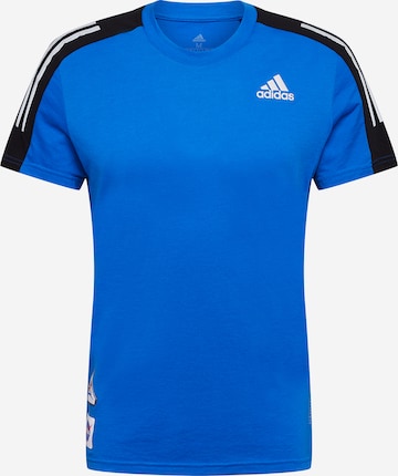 ADIDAS SPORTSWEAR - Camiseta funcional en azul: frente