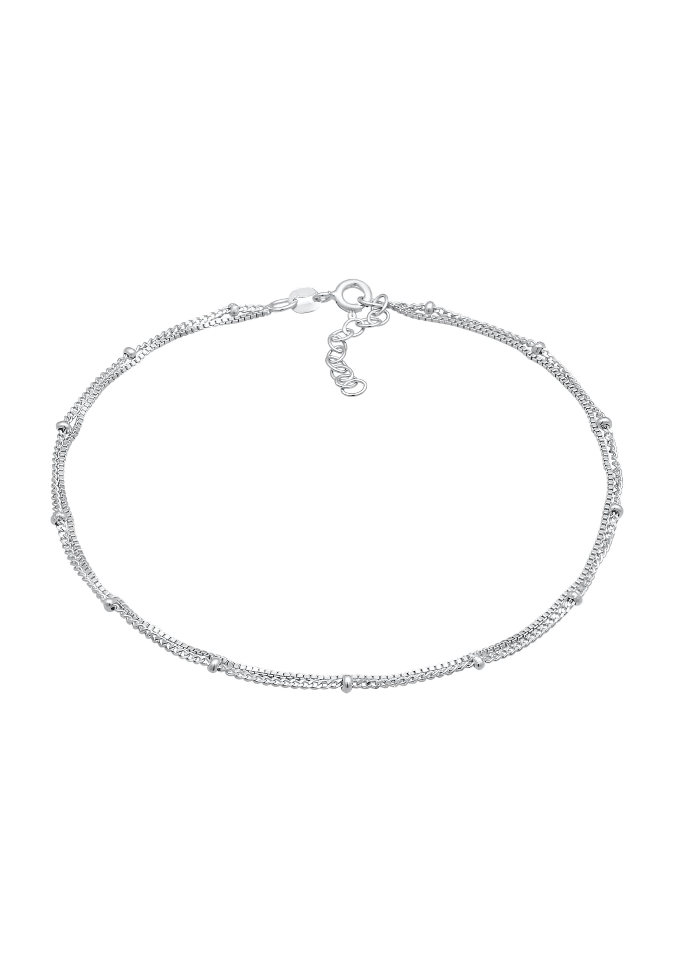 ELLI Украшения на ногу в Серебристый: спереди