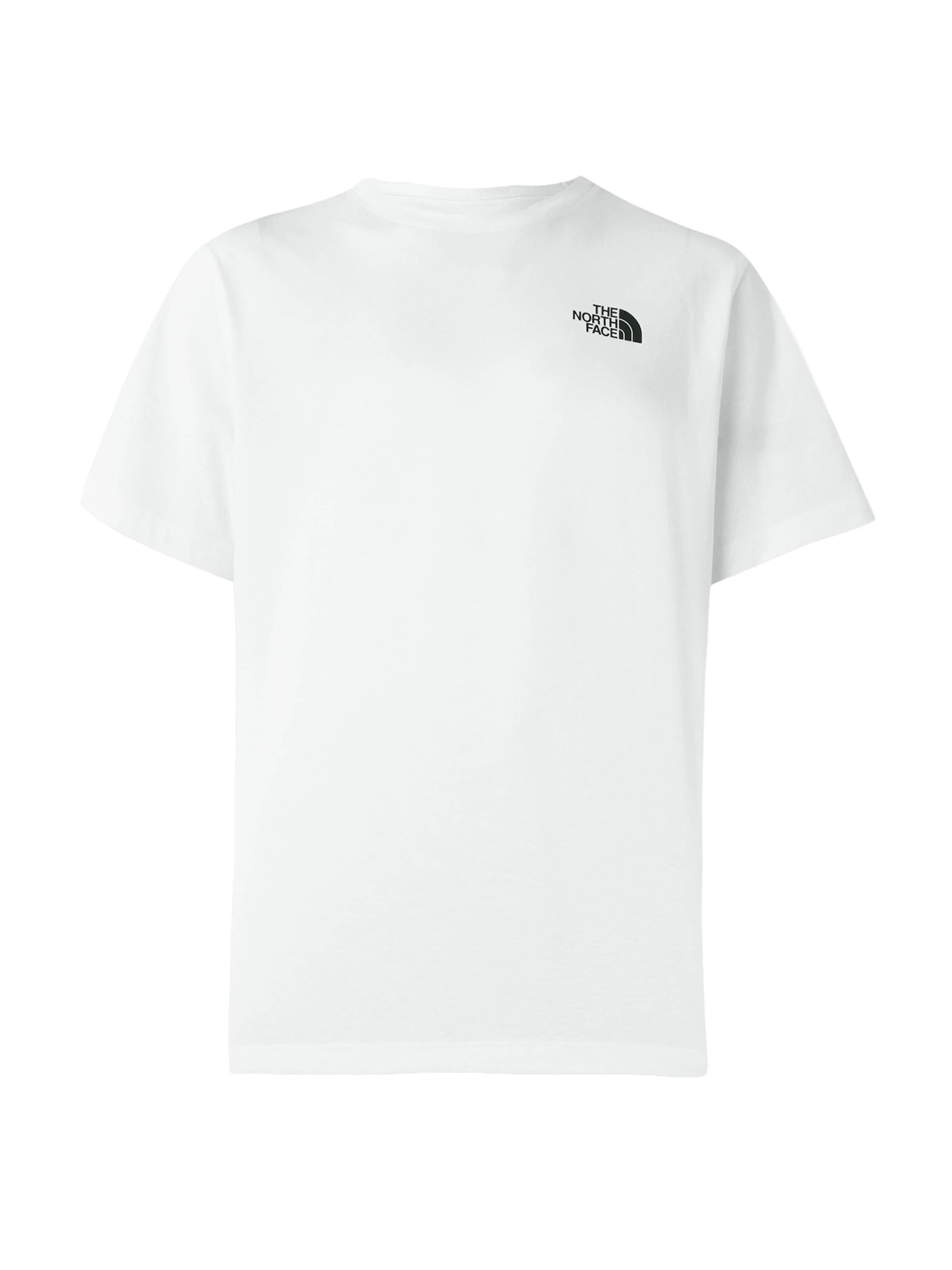 THE NORTH FACE - Camiseta funcional en blanco: frente