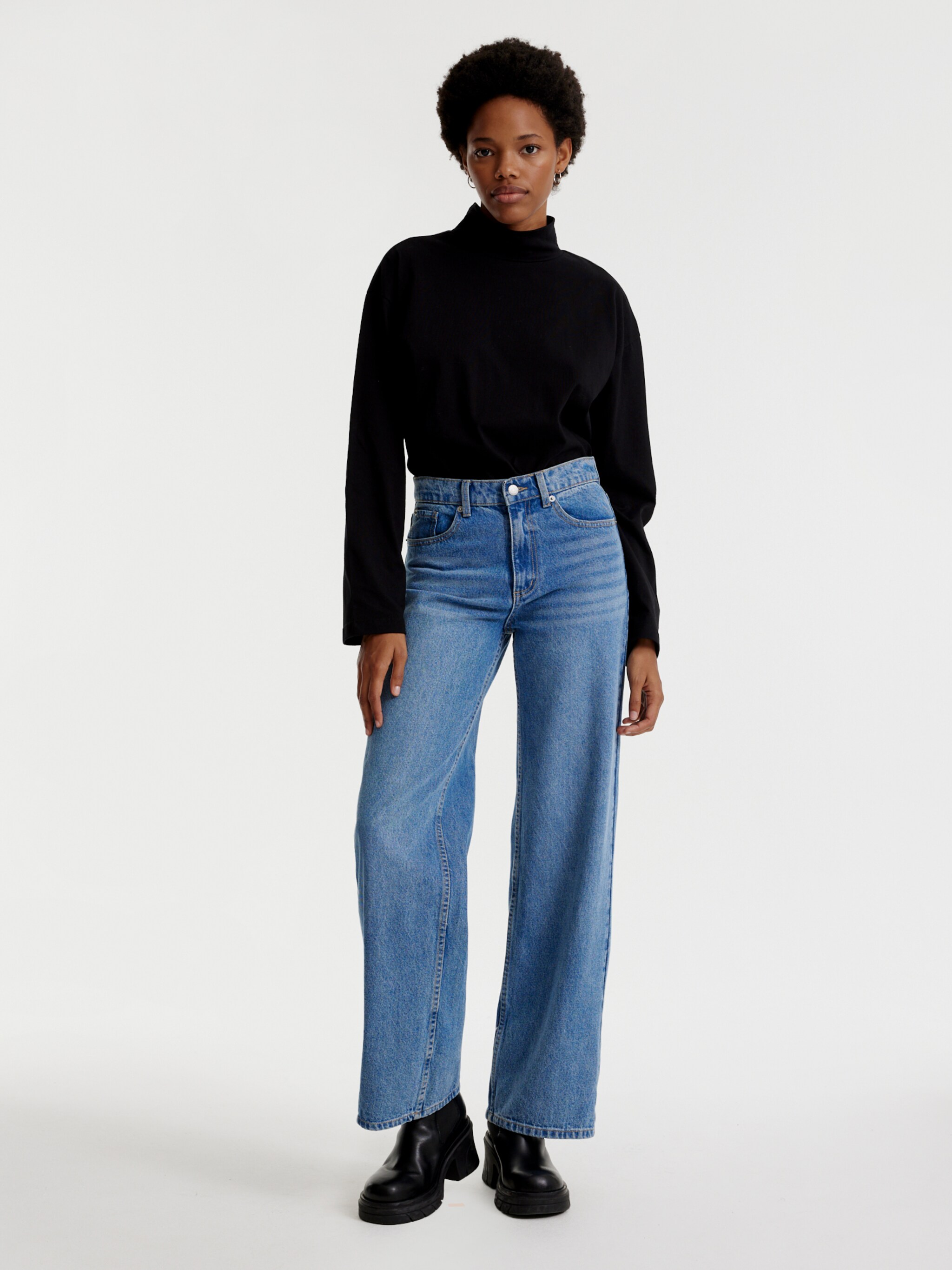 EDITED Producten Shirt 'Oya' Zwart