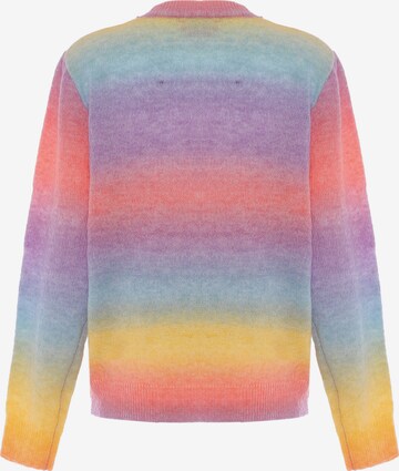 Pullover di swirly in colori misti