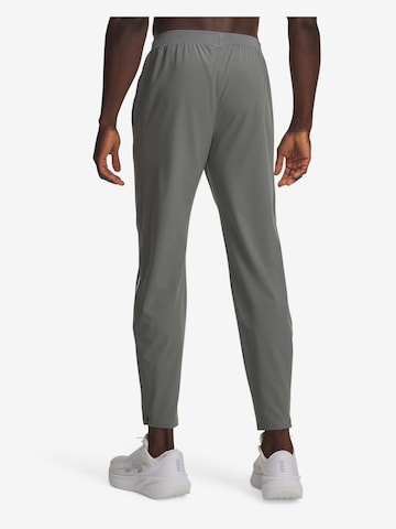 UNDER ARMOUR Tapered Sports trousers 'Velociti' in Grey