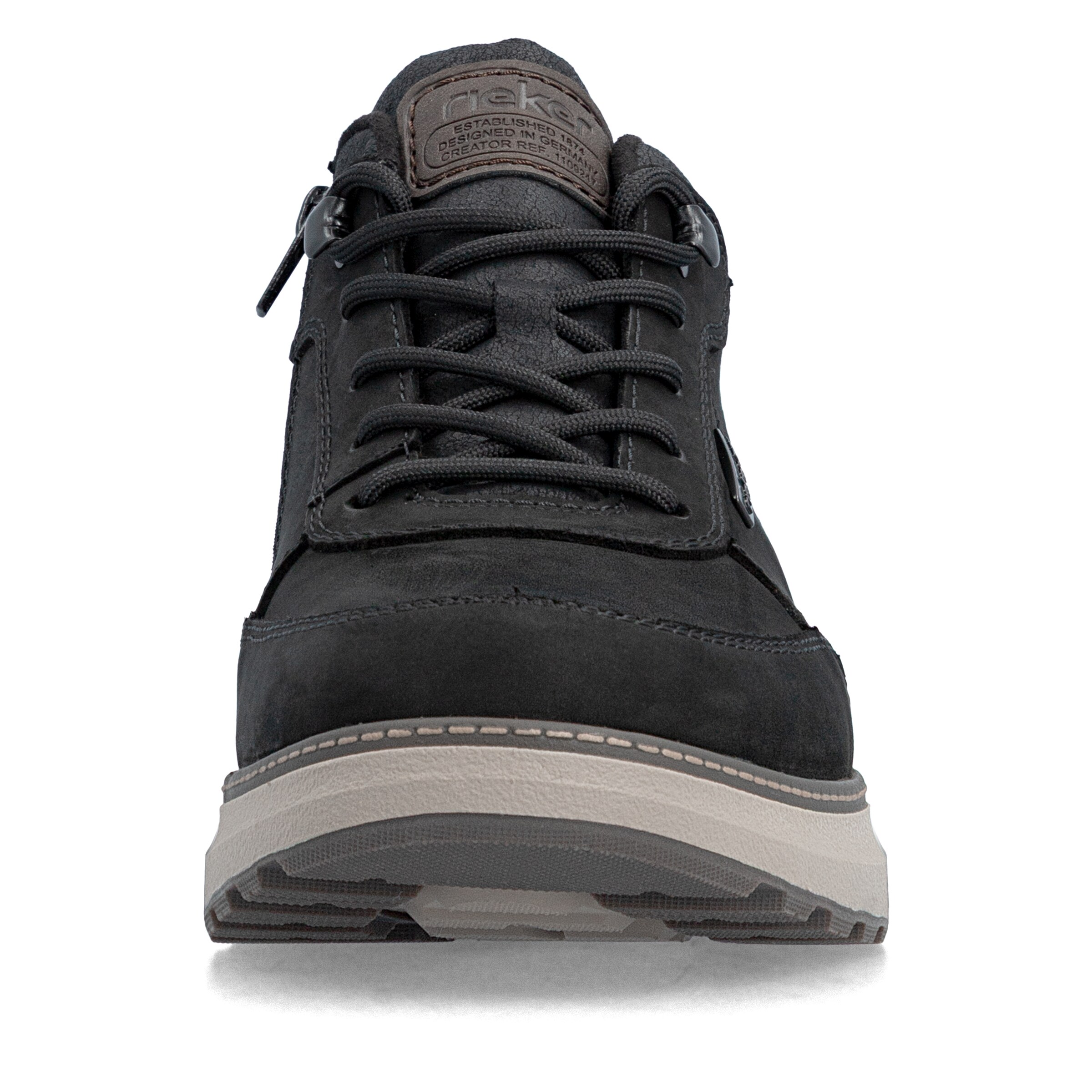 Chaussure à lacets Rieker en noir