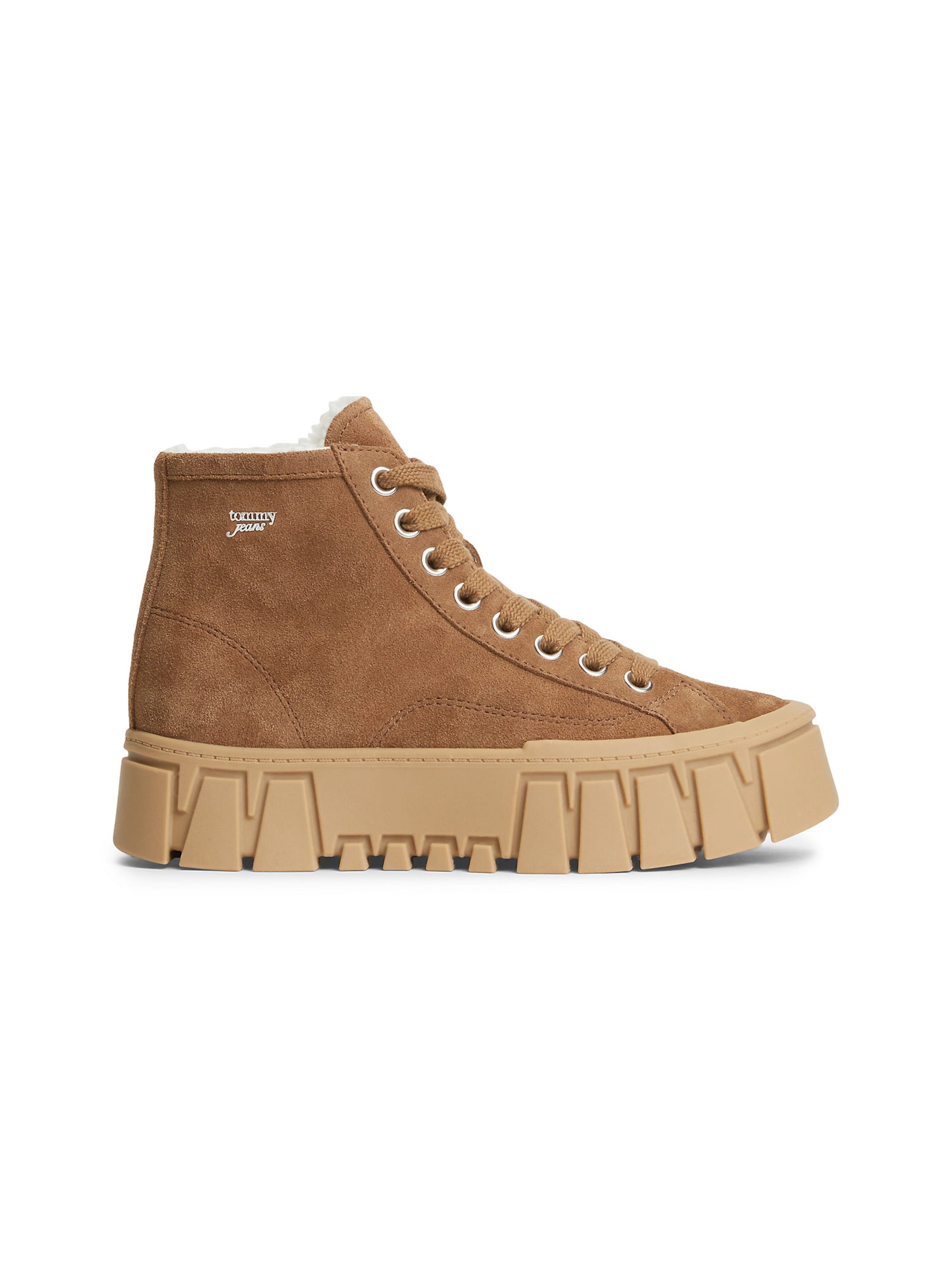 Tommy Jeans Lace-up bootie in Brown